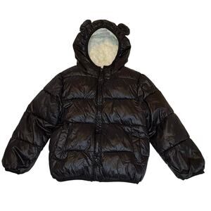 Down Filled Hooded Puffer Coat Measures Girls/Boys 2T